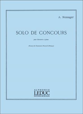 André Messager: Solo De Concours: Clarinette et Accomp.