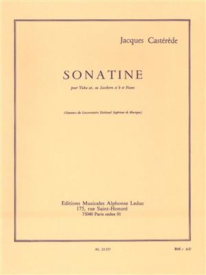 Jacques Castérède: Sonatine pour tuba et piano: Tuba et Accomp.