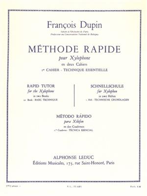 François Dupin: Rapid Tutor for the Xylophone