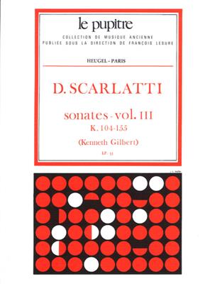 Domenico Scarlatti: Sonates Volume 3 K104 - K155: Clavecin