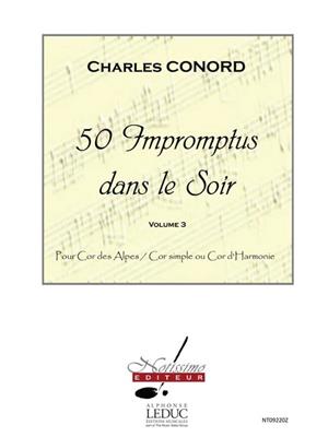 50 Impromptus Dans Le Soir Cor Des Alpes Vol 3