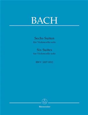 Johann Sebastian Bach: Six Suites For Cello Solo BWV 1007-1012: Solo pour Violoncelle