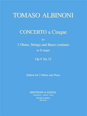 Tomaso Albinoni: Concerto a 5 in D op. 9/12: Duo pour Hautbois