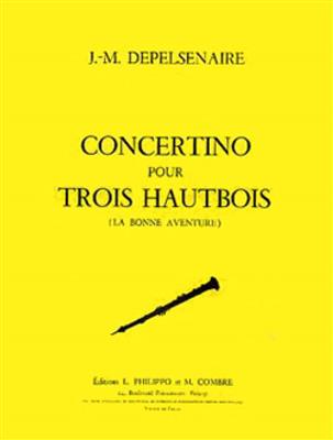 Jean-Marie Depelsenaire: Concertino pour 3 hautbois et piano: Hautbois (Ensemble)