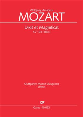 Wolfgang Amadeus Mozart: Dixit et Magnificat KV 193: (Arr. Paul Horn): Chœur Mixte et Ensemble