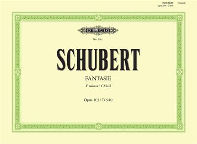 Franz Schubert: Fantasie In F Minor Op.103: Piano Quatre Mains