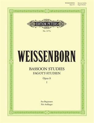 Julius Weissenborn: Fagottstudien 1 Op.8 - Bassoon Studies 1: Solo pour Basson