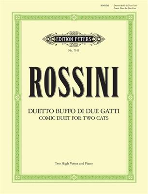 Gioachino Rossini: Duetto Buffo Di Due Gatti: Chant et Piano