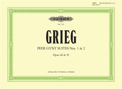 Edvard Grieg: Peer Gynt Suite 1/2 Op.46 55: Piano Quatre Mains