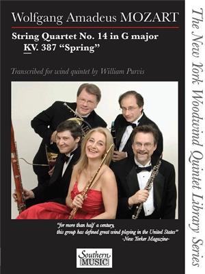 Wolfgang Amadeus Mozart: String Quartet No. 14 in G Major, KV. 387 Spring: Quintette à Vent