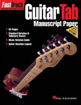 FastTrack - Guitar Tab Manuscript Paper: Papier à Musique