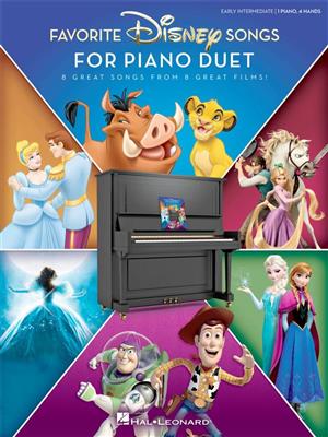 Favorite Disney Songs for Piano Duet: Piano Quatre Mains