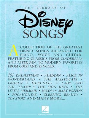 The Library of Disney Songs: Piano, Voix & Guitare