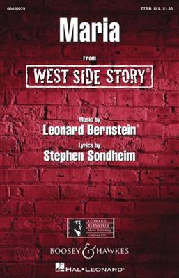Leonard Bernstein: Maria (from West Side Story): (Arr. Ed Lojeski): Voix Basses et Accomp.