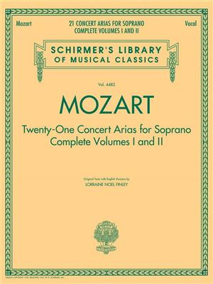 Wolfgang Amadeus Mozart: 21 Concert Arias for Soprano (Vol.1 - 2 Complete): Solo pour Chant