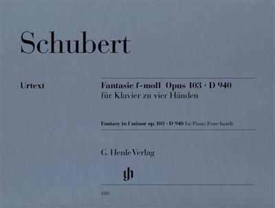 Franz Schubert: Fantasie F-Moll Fur Klavier Zu Vier Handen D.940: Piano Quatre Mains