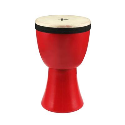 6' Red Pre-Tuned African Djembe