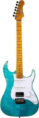 JS450 Electric Guitar - Ocean Blue (Flamed Top)