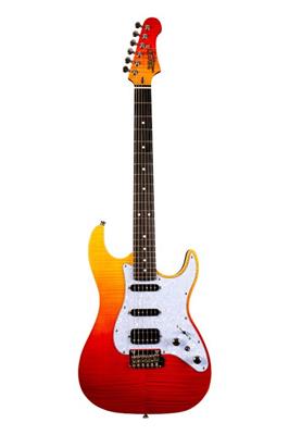 JS600 Electric Guitar - Trans Red