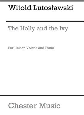 Witold Lutoslawski: The Holly And The Ivy: Chant et Piano