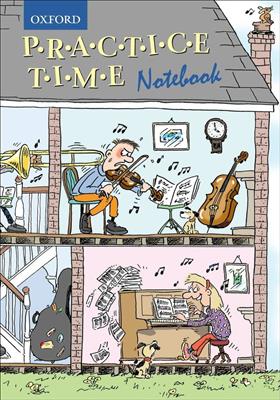 Practice Time Notebook (Single copy): Papier à Musique