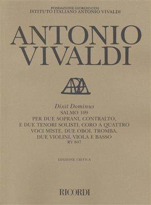 Antonio Vivaldi: Dixit Dominus Salmo 109 Rv 807: Partitions Vocales d'Opéra