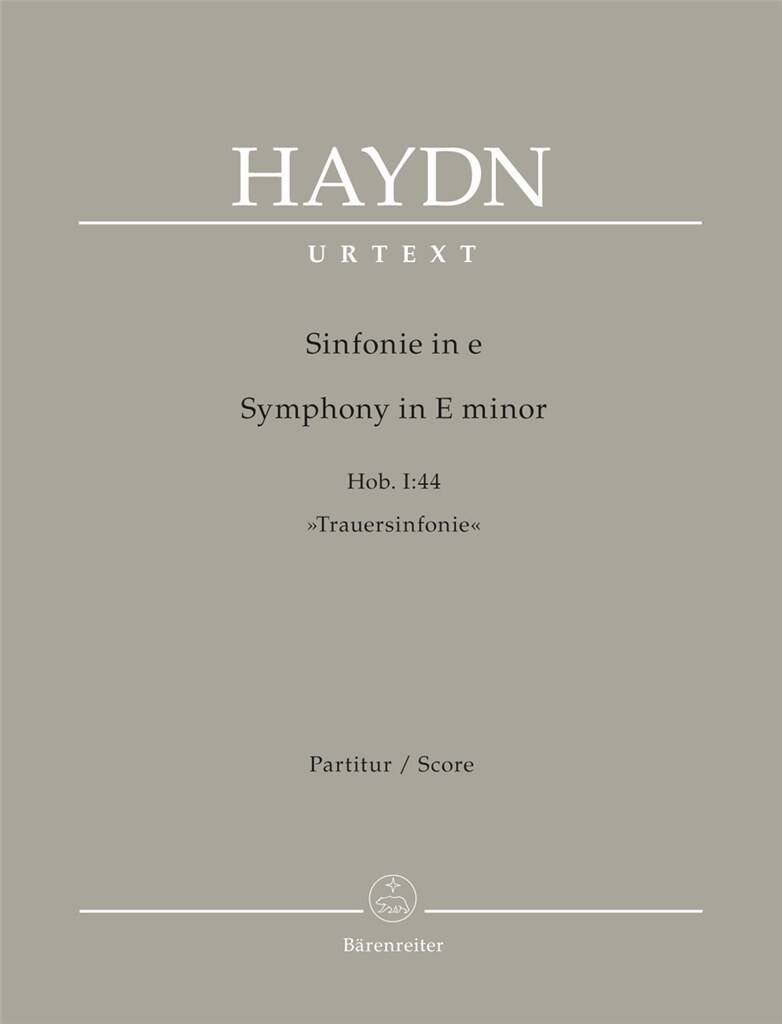 Joseph Haydn: Symphony in E minor Hob. I:44: Ensemble de Chambre