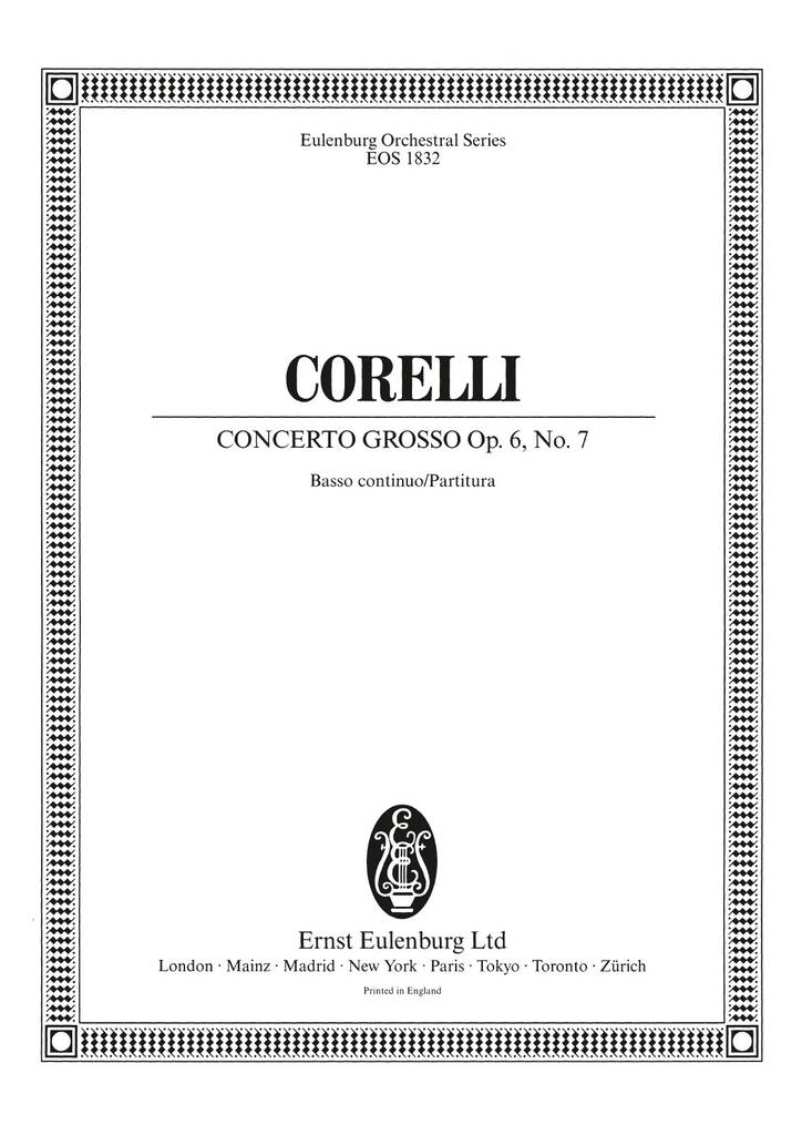 Arcangelo Corelli: Concerto grosso D-Dur op. 6/7: Cordes (Ensemble)