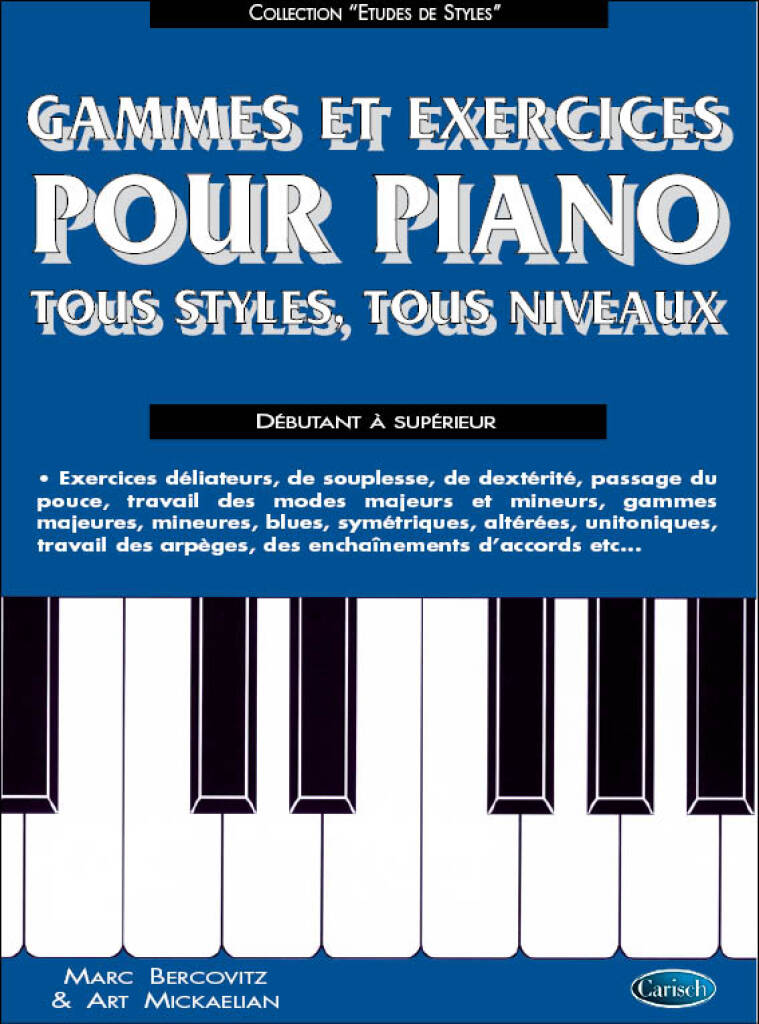 Gammes et Exercices pour Piano | Musicroom.fr