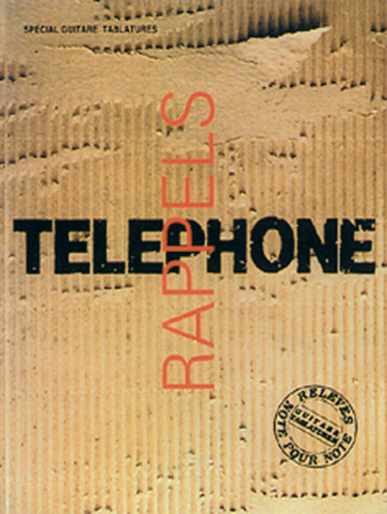 Téléphone: Rappels - Volume 1: Solo pour Guitare