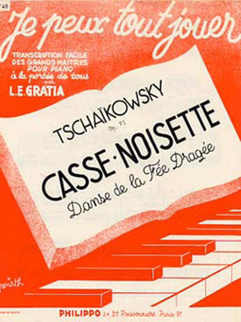 Pyotr Ilyich Tchaikovsky: Casse Noisette : Danse de la Fée Dragée (JPTJ48):  Piano Facile | Musicroom.fr