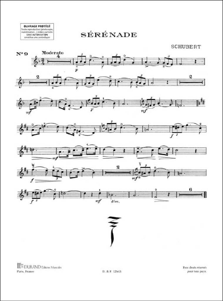 Franz Schubert: Serenade N. 9: Violon et Accomp. | Musicroom.fr