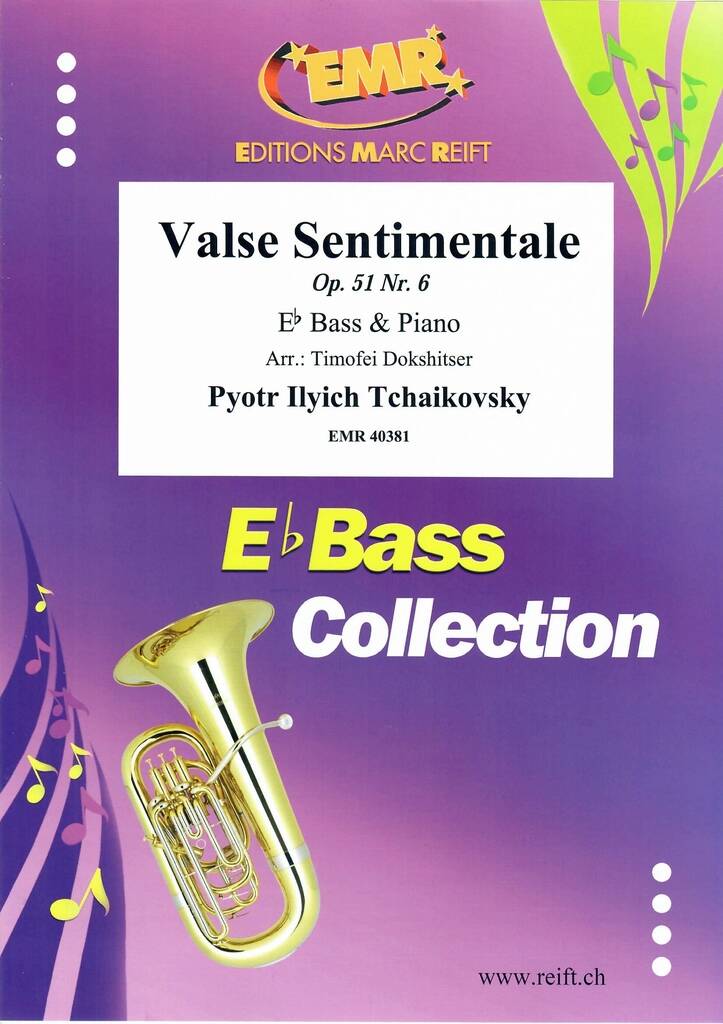 Pyotr Ilyich Tchaikovsky: Valse Sentimentale: Tuba et Accomp. | Musicroom.fr