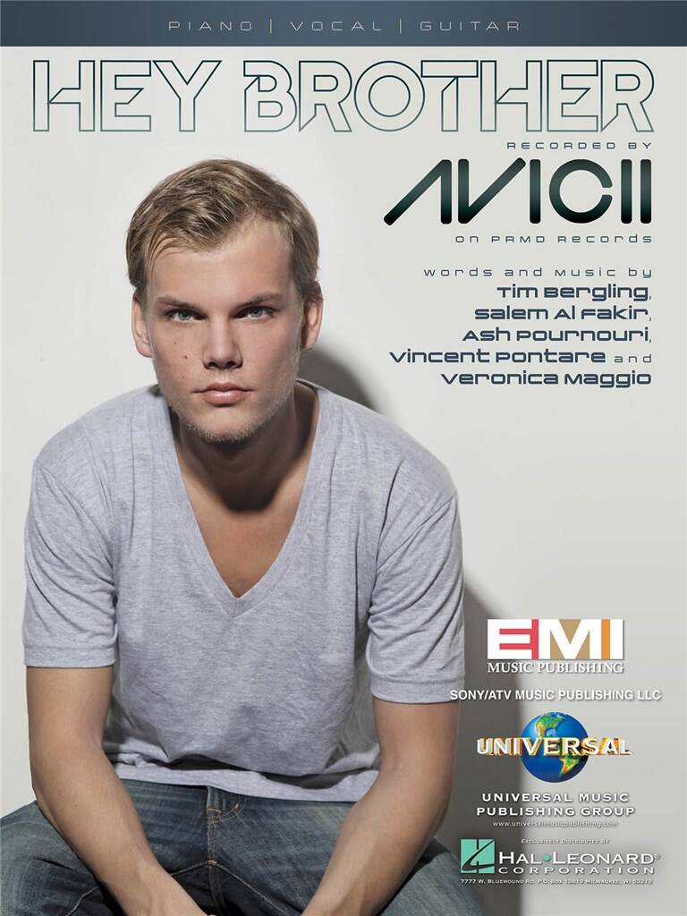 Avicii: Hey Brother: Piano, Voix & Guitare | Musicroom.fr