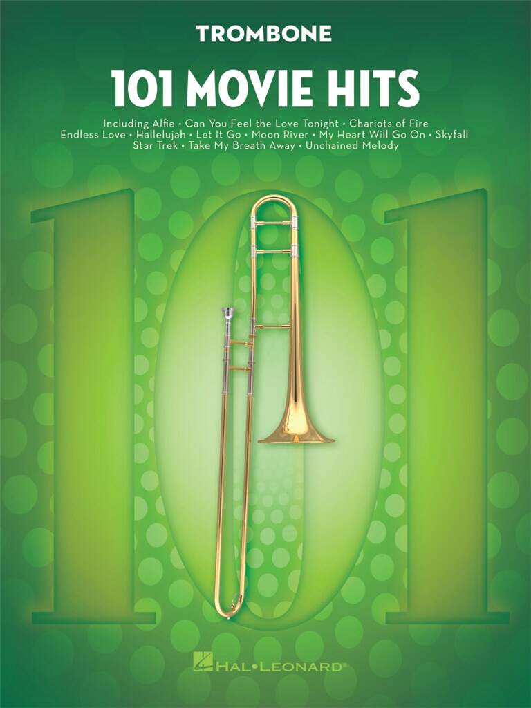 101 Movie Hits for Trombone: Solo pourTrombone