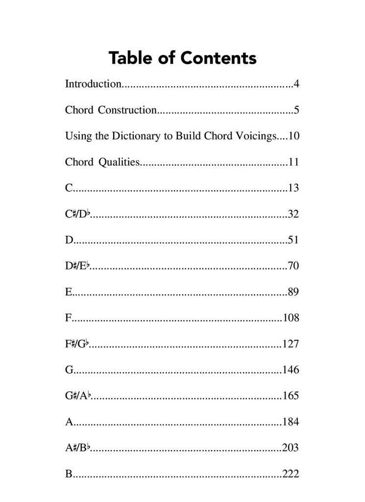 Hal Leonard Pocket Piano Chord Dictionary