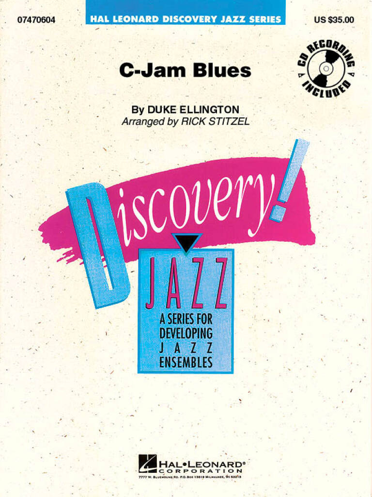 Duke Ellington: C-Jam Blues: (Arr. Rick Stitzel): Jazz Band