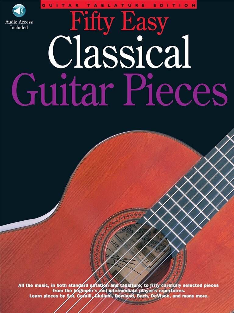 50 Easy Classical Guitar Pieces: (Arr. Jerry Willard): Solo pour Guitare |  Musicroom.fr