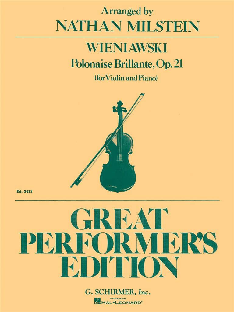 Henryk Wieniawski: Polonaise Brillante, Op. 21, No. 2: Violon et Accomp.
