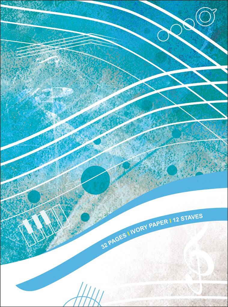 Quaderno di musica - 12 righi, 32 pp. carta avorio: Papier à Musique