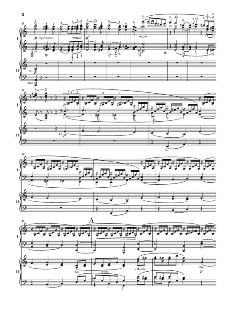 Robert Schumann: Piano Concerto In A Minor Op.54: Solo de Piano |  Musicroom.fr