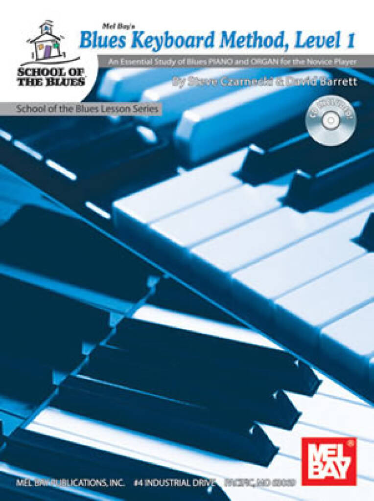 Blues Keyboard Method Level 1 Book/Cd Set | Musicroom.fr