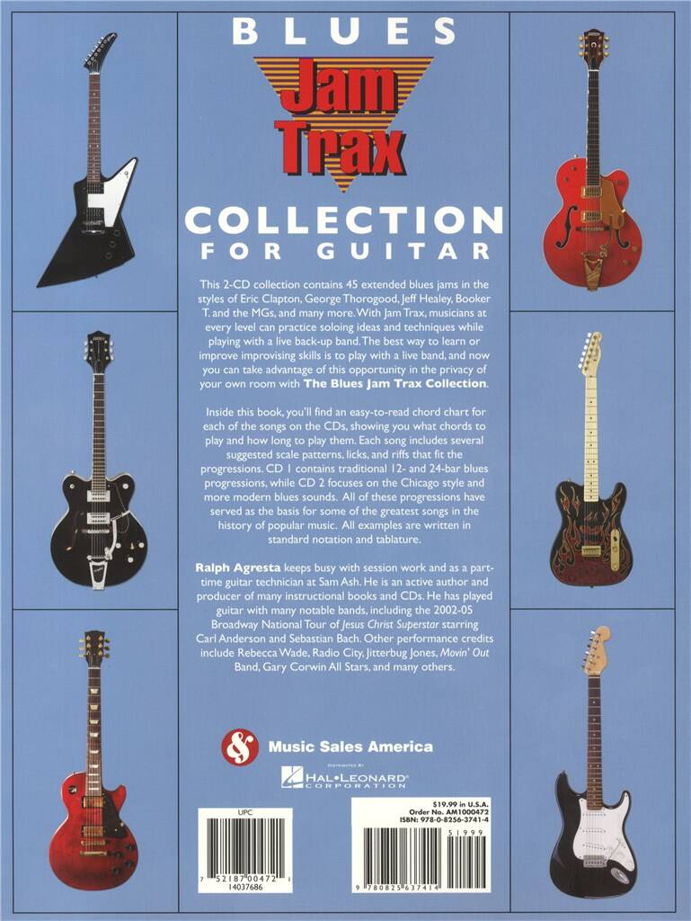 Blues Jam Trax Collection for Guitar: Solo pour Guitare | Musicroom.fr