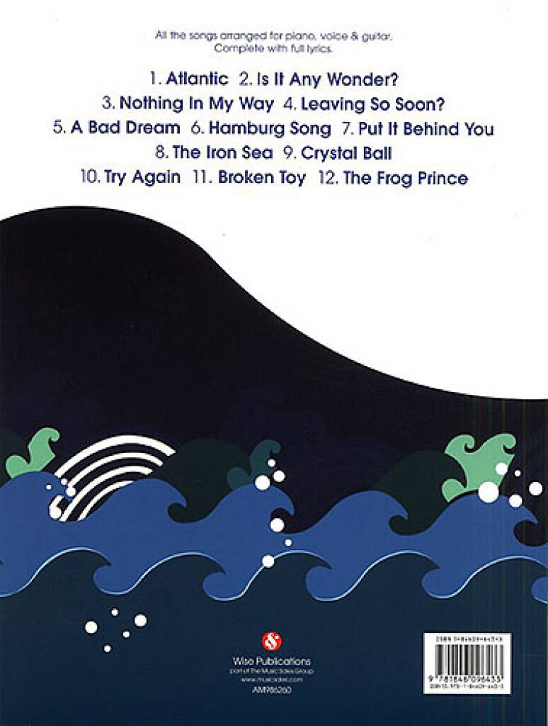 Keane: Under The Iron Sea: Piano, Voix & Guitare | Musicroom.fr