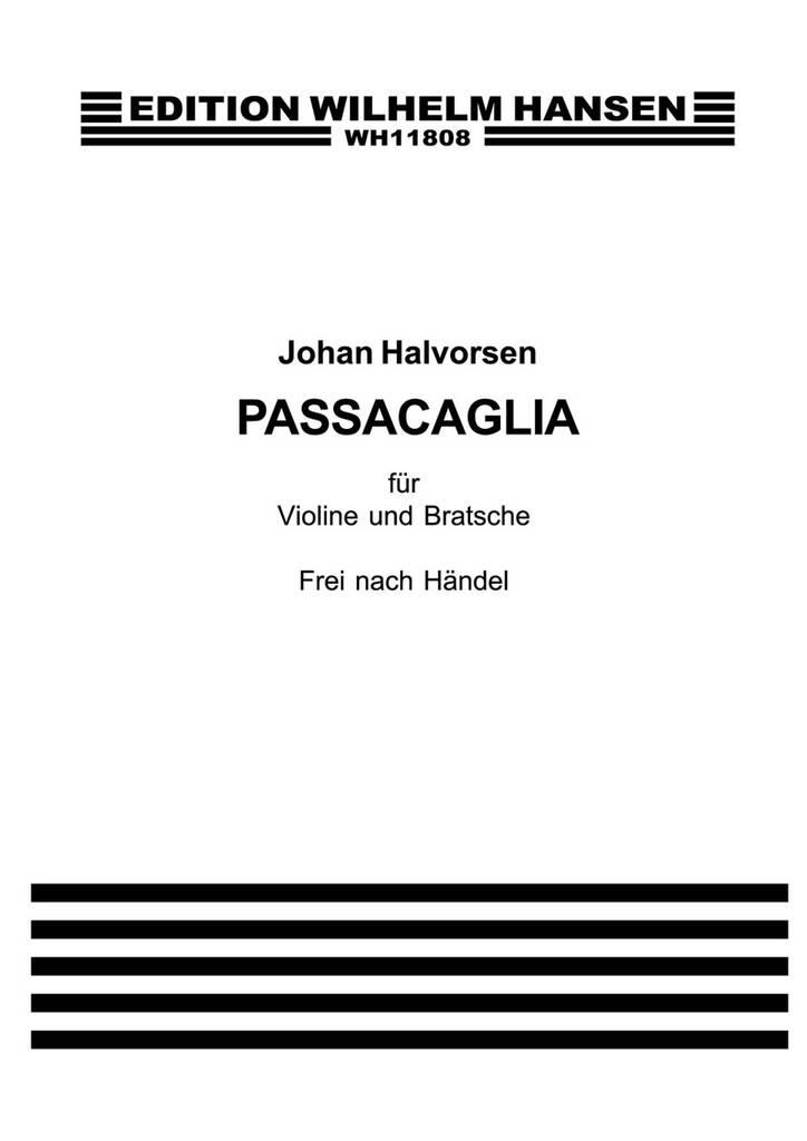 Georg Friedrich Händel: Passacaglia: Duo pour Cordes Mixte