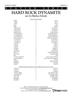 Hard Rock Dynamite: (Arr. Markus Schenk): Orchestre d'Harmonie