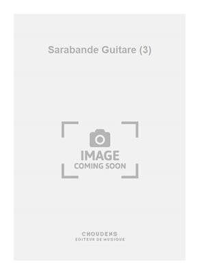 Georg Friedrich Händel: Sarabande Guitare (3): Trio/Quatuor de Guitares