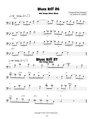 Andrew D. Gordon: 100 Ultimate Blues Riffs for Trombone: Solo pourTrombone