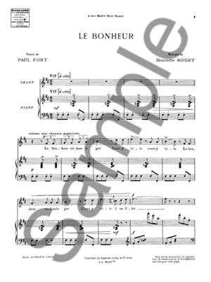 Henriette Puig-Roger: Quatre Ballade Françaises For Voice And Piano: Chant et Piano