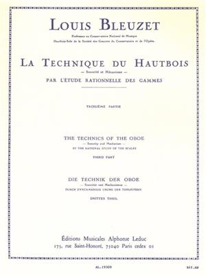 Louis Bleuzet: The Technique Of The Oboe